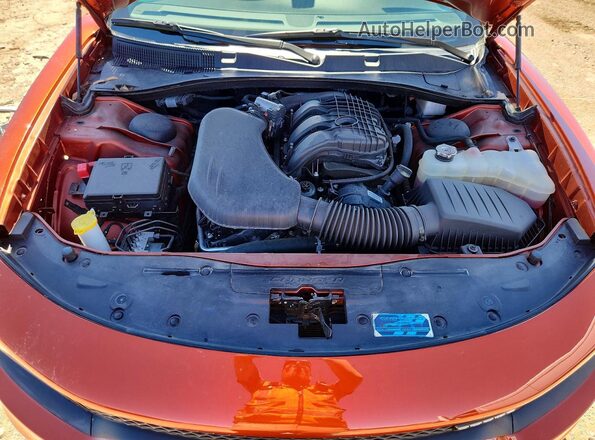 2C3CDXHG4PH642646 2023 DODGE CHARGER Orange უკანა სალონის ხედი