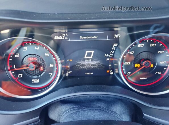 2C3CDXHG4PH642646 2023 DODGE CHARGER Orange ხელსაწყოთა პანელის ხედი