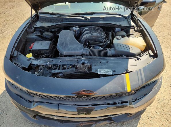 2C3CDXHG4PH703073 2023 DODGE CHARGER Black უკანა სალონის ხედი