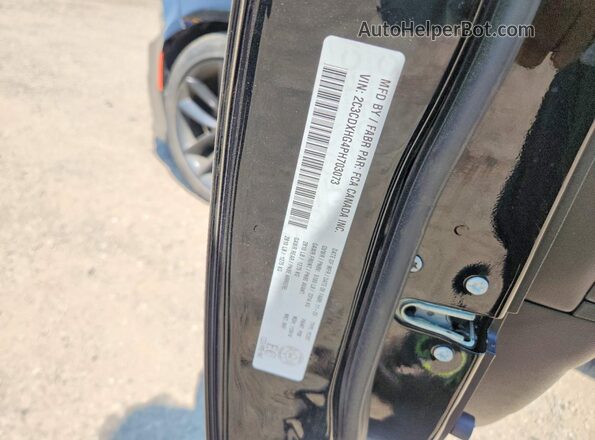 2C3CDXHG4PH703073 2023 DODGE CHARGER Black ძრავის განყოფილების ხედი