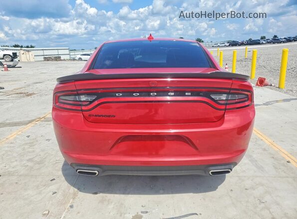 2C3CDXHG5GH143483 2016 DODGE CHARGER Red Հետևի տեսք