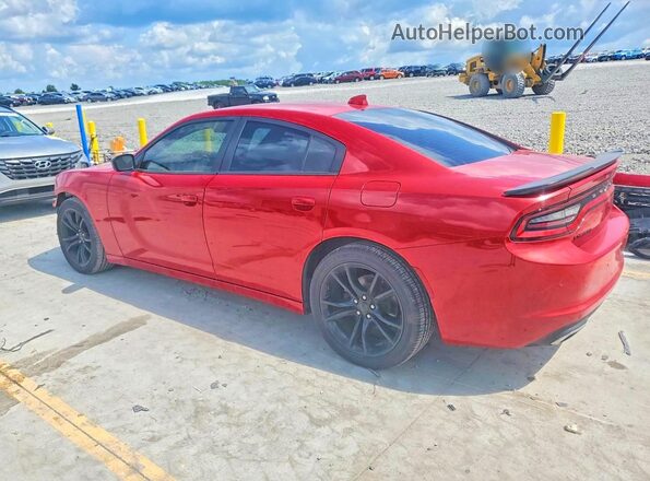 2C3CDXHG5GH143483 2016 DODGE CHARGER Red Հետևի ձախ