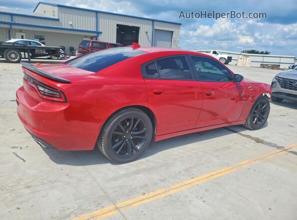 2C3CDXHG5GH143483 2016 DODGE CHARGER Red Հետևի աջ
