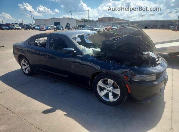 2C3CDXHG5HH523781 2017 DODGE CHARGER Black Przód prawy