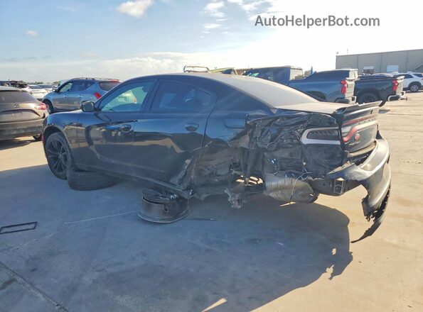 2C3CDXHG5HH537664 2017 DODGE CHARGER Black Հետևի ձախ