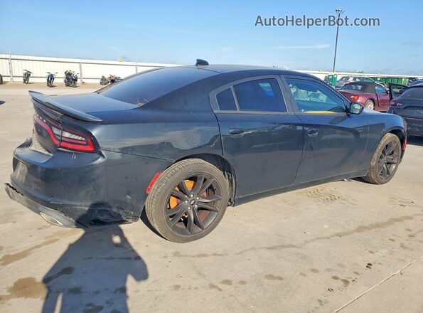 2C3CDXHG5HH537664 2017 DODGE CHARGER Black Հետևի աջ