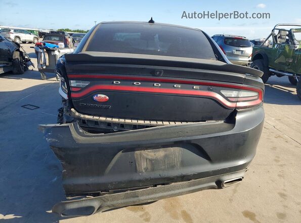 2C3CDXHG5HH537664 2017 DODGE CHARGER Black Հետևի տեսք