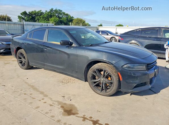 2C3CDXHG5HH537664 2017 DODGE CHARGER Black Առջևի աջ