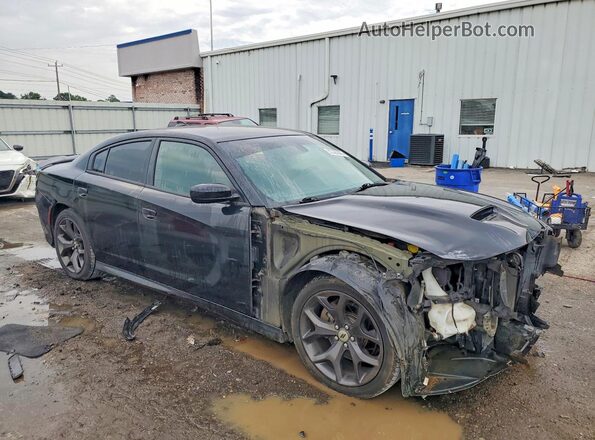 2C3CDXHG5KH677981 2019 DODGE CHARGER Black Передня права чверть