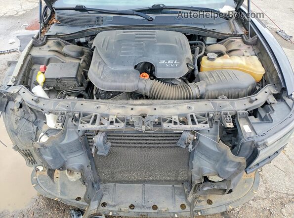 2C3CDXHG5KH677981 2019 DODGE CHARGER Black Вид задньої частини салону