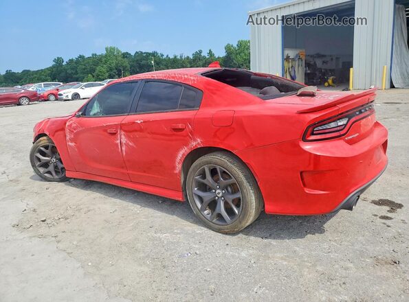 2C3CDXHG5KH705763 2019 DODGE CHARGER Red Trasero izquierdo