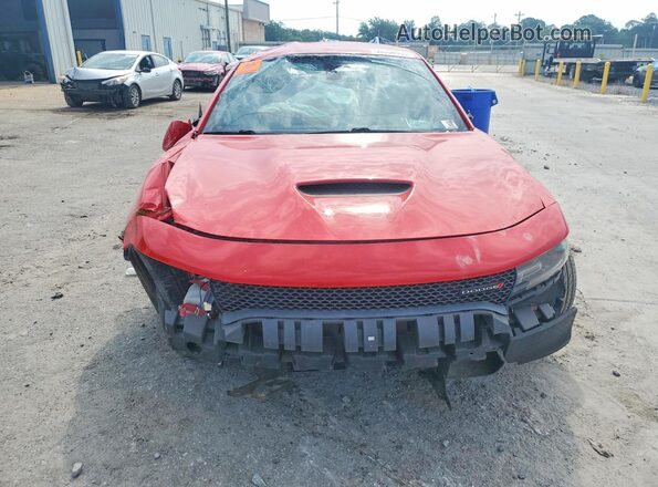 2C3CDXHG5KH705763 2019 DODGE CHARGER Red Vista frontal