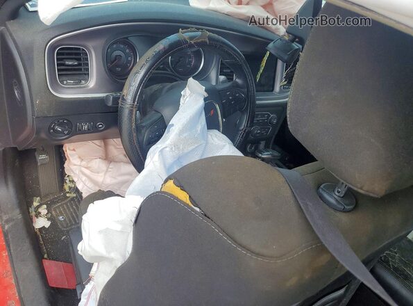 2C3CDXHG5KH705763 2019 DODGE CHARGER Red Vista del salpicadero