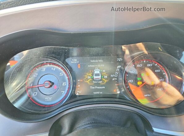 2C3CDXHG5KH713782 2019 DODGE CHARGER Белый Вид щитка приборов