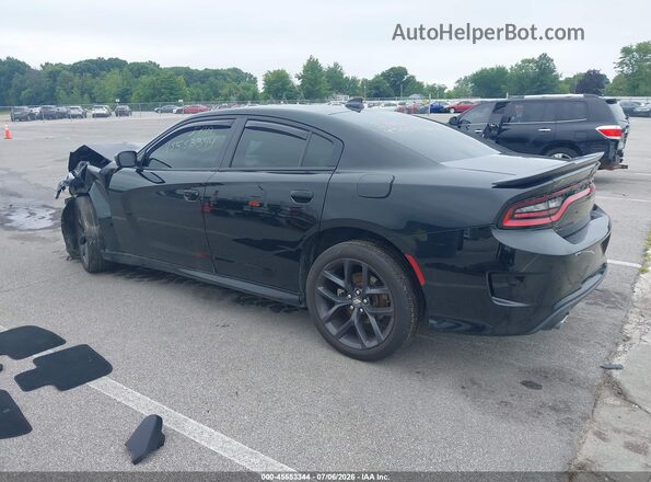 2C3CDXHG5MH637127 2021 DODGE CHARGER Black Trasero izquierdo