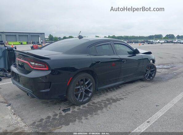 2C3CDXHG5MH637127 2021 DODGE CHARGER Black Trasero derecho