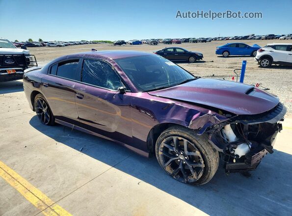2C3CDXHG5MH645728 2021 DODGE CHARGER Purple Front right