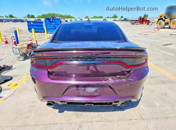 2C3CDXHG5MH645728 2021 DODGE CHARGER Purple Rear view