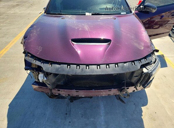 2C3CDXHG5MH645728 2021 DODGE CHARGER Purple Rear interior view