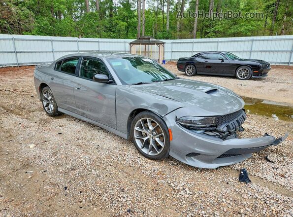 2C3CDXHG5PH591920 2023 DODGE CHARGER Серый Передняя правая четверть