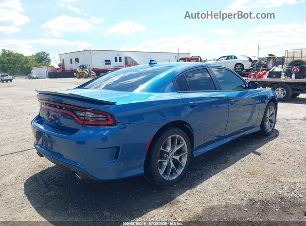 2C3CDXHG5PH594929 2023 DODGE CHARGER Blue უკანა მარჯვენა