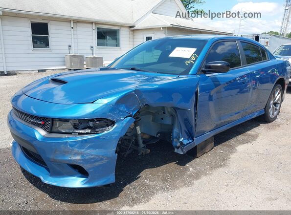 2C3CDXHG5PH594929 2023 DODGE CHARGER Blue წინა ხედი