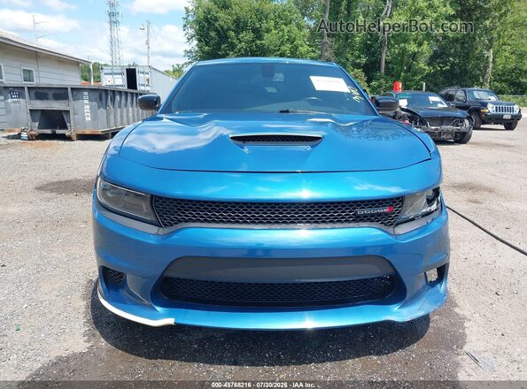 2C3CDXHG5PH594929 2023 DODGE CHARGER Blue ხელსაწყოთა პანელის ხედი