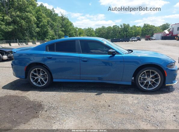 2C3CDXHG5PH594929 2023 DODGE CHARGER Blue უკანა სალონის ხედი