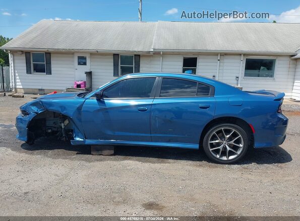2C3CDXHG5PH594929 2023 DODGE CHARGER Blue სალონის 360-გრადუსიანი ხედი