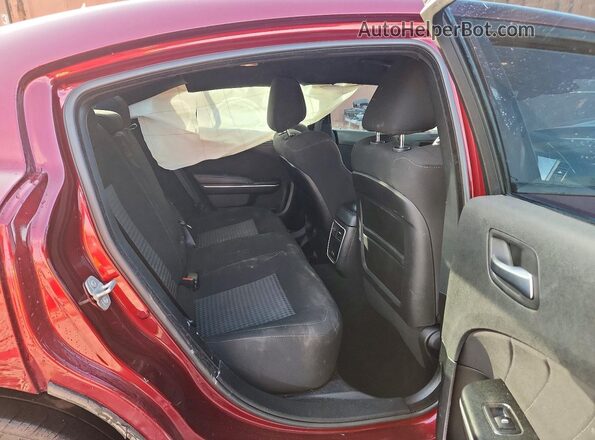 2C3CDXHG5PH635320 2023 DODGE CHARGER Burgundy უკანა სავარძლების ხედი