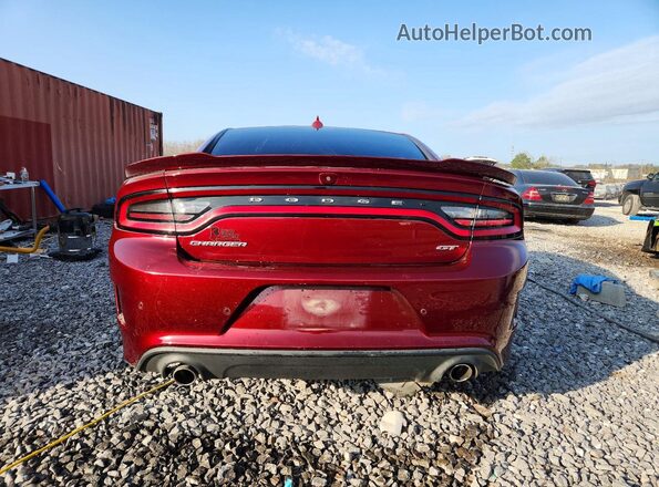 2C3CDXHG5PH635320 2023 DODGE CHARGER Burgundy უკანა ხედი