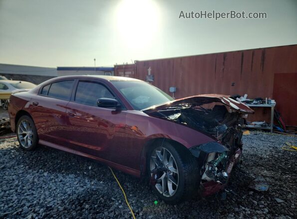 2C3CDXHG5PH635320 2023 DODGE CHARGER Burgundy წინა მარჯვენა