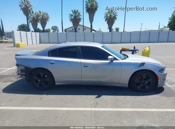2C3CDXHG6GH178999 2016 DODGE CHARGER Silver Vista interior de 360 grados