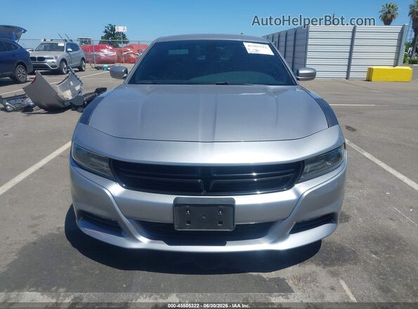 2C3CDXHG6GH178999 2016 DODGE CHARGER Silver Vista interior trasera