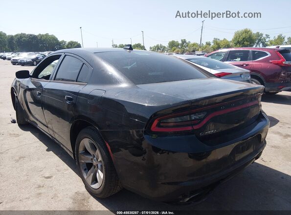 2C3CDXHG6GH350223 2016 DODGE CHARGER Черный Задняя левая четверть