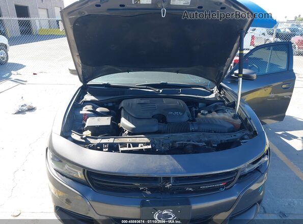 2C3CDXHG6HH536989 2017 DODGE CHARGER Gray Հետևի տեսք