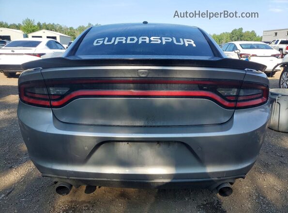 2C3CDXHG6HH641662 2017 DODGE CHARGER Silver Հետևի տեսք