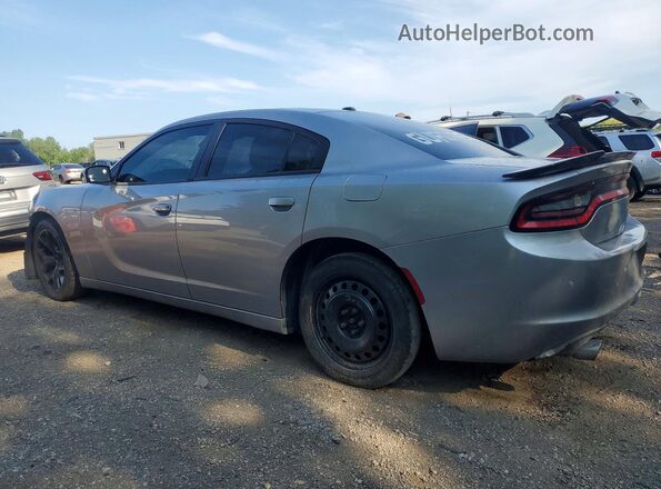 2C3CDXHG6HH641662 2017 DODGE CHARGER Silver Հետևի ձախ