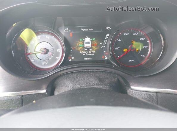 2C3CDXHG6HH666643 2017 DODGE CHARGER Yellow Rear seats view