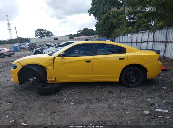 2C3CDXHG6HH666643 2017 DODGE CHARGER Yellow 360 interior view