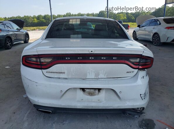 2C3CDXHG6JH166603 2018 DODGE CHARGER White Widok z tyłu