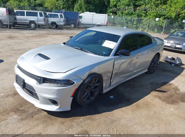 2C3CDXHG6MH669536 2021 DODGE CHARGER Silver Առջևի ձախ երեք քառորդ տեսարան