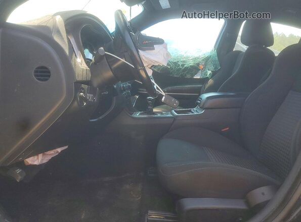 2C3CDXHG6PH530009 2023 DODGE CHARGER Black Widok wnętrza z przodu