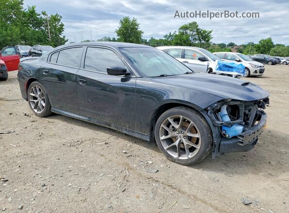 2C3CDXHG6PH571885 2023 DODGE CHARGER Черный Передняя правая четверть