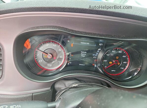 2C3CDXHG6PH611592 2023 DODGE CHARGER Черный Вид щитка приборов