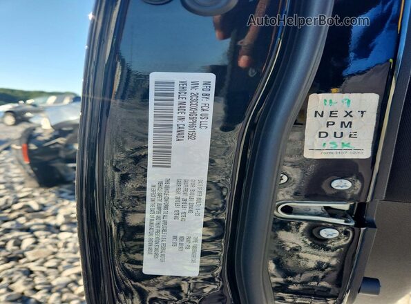 2C3CDXHG6PH611592 2023 DODGE CHARGER Черный Вид подкапотного пространства