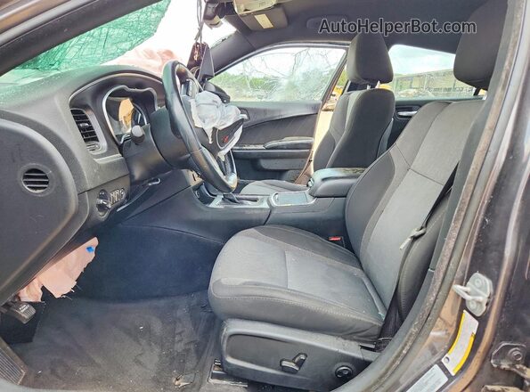 2C3CDXHG7GH140259 2016 DODGE CHARGER Gray Front interior view