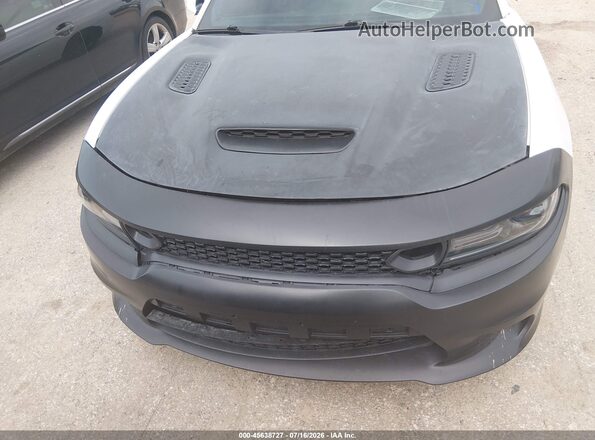 2C3CDXHG7GH285379 2016 DODGE CHARGER White Vista del cuadro de instrumentos