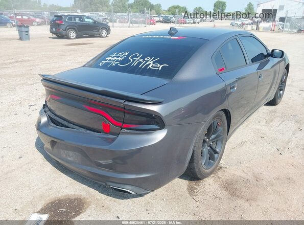 2C3CDXHG7GH292557 2016 DODGE CHARGER Gray Rear right