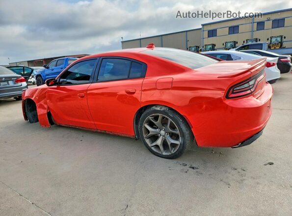 2C3CDXHG7GH306974 2016 DODGE CHARGER Orange Հետևի ձախ
